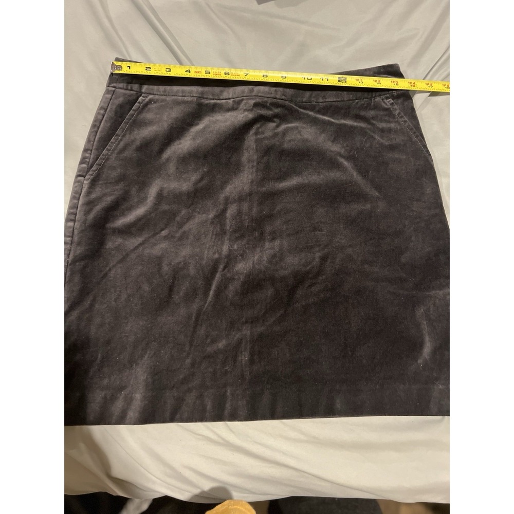 Boden Women's Mini Skirt Felt Like Material Charcoal Color‎ Size 8R